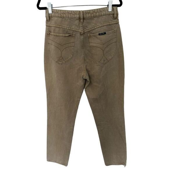 Rolla's Dusters High Rise Slim Tan Womens Jeans Size 29 AU 11 Classic Neutral - Picture 3 of 10